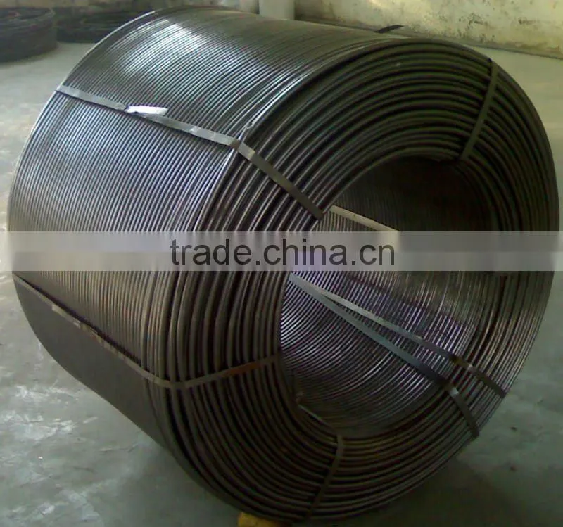 High quality low carbon CaFe Powder Filling Cored Wire China manufacturing