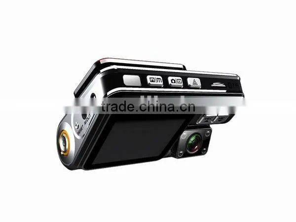 Appealing HD720P 2ch car rear view camera/dual camera car recorder with H.264 compression format