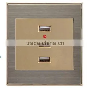 Outstanding Design Practical 250V 10A 3 USB wall mount socket outlets/3 usb outlet/Wall Socket outlet