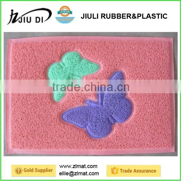 Rubber plastic mat PVC coir mat