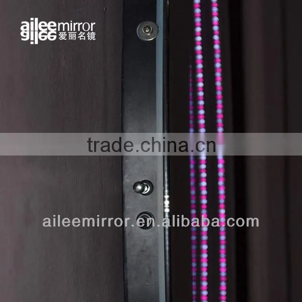 Led magic mirror fiber glass panel mirror