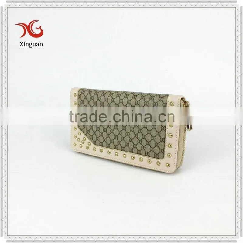 2015 latest fancy trendy leather wallet for men