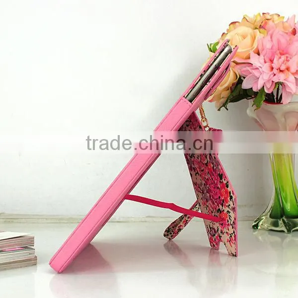 mirror case for ipad 2 3 4 beauty leahter case for ipad