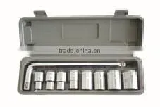 9 pieces carbon steel tool impact wrench socket set