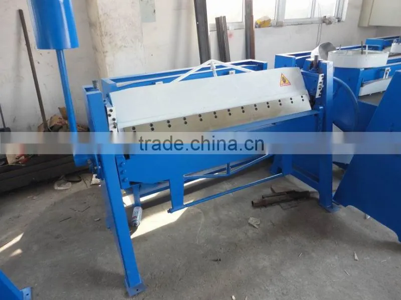 Manual folder machine