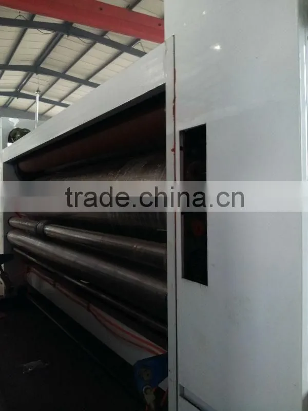 high speed flexo printing slotting rotary die cutting machine
