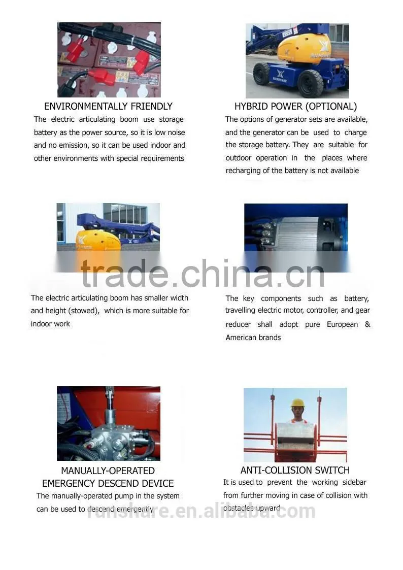 14m electrical elevated lift table