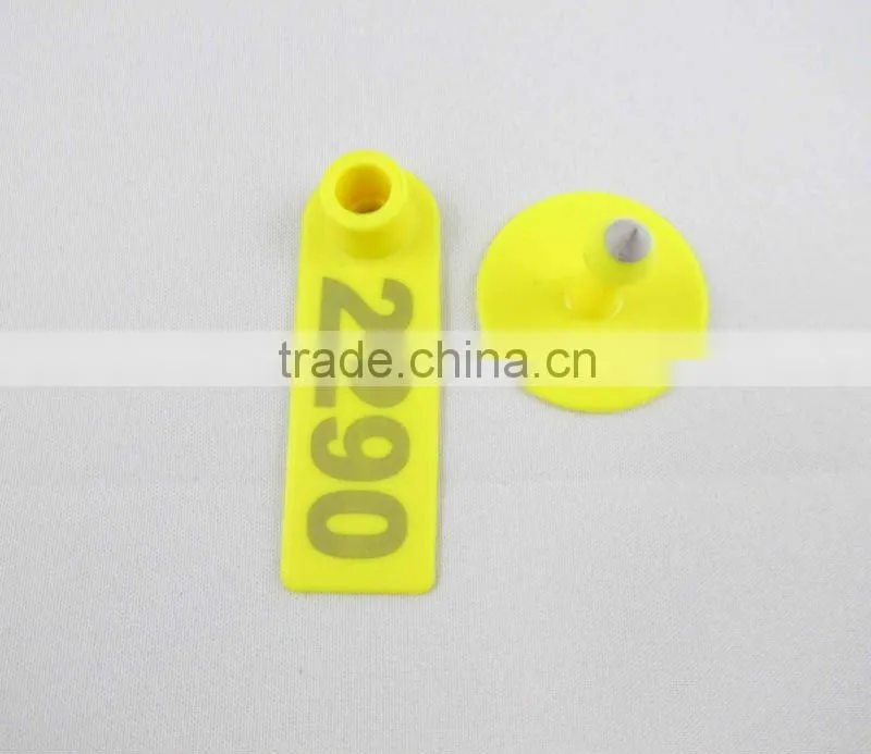 Added length sheep ear tag ,laser ear tag