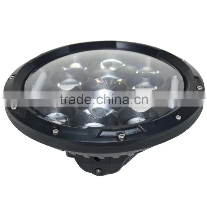 New arrival and Smart design 78W 7 inch round led headlight 12v 24v for Jeep vehicles