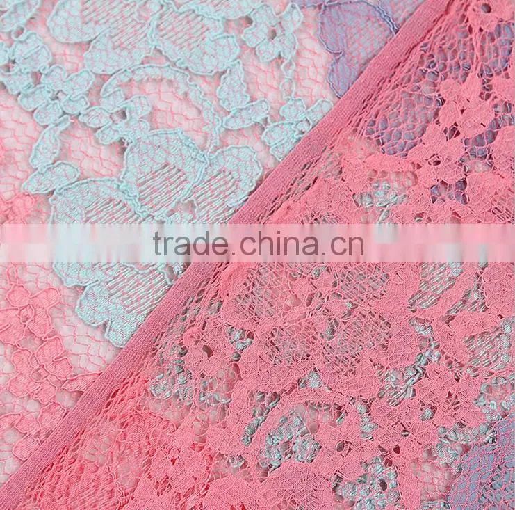 Alibaba most popular wholesale french lace fabric 2016 for wedding embroidered french tulle lace fabric
