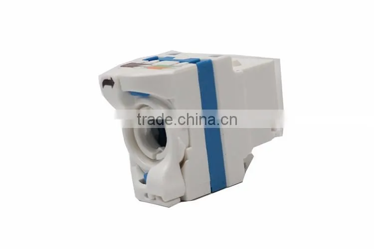 without tool cat6 utp keystone jack, rj45 cat6 wall jack connectors keystone jacks