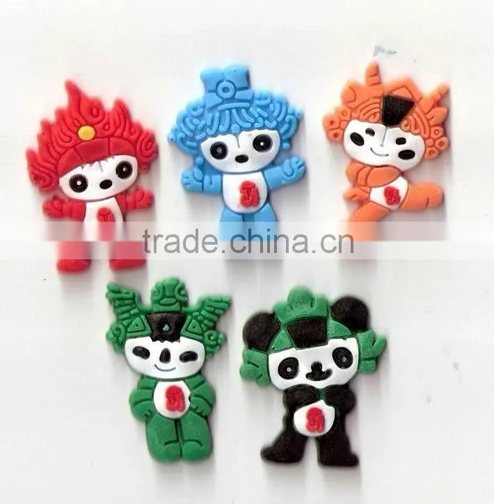 Funny 3d plastic custom shoe decoration