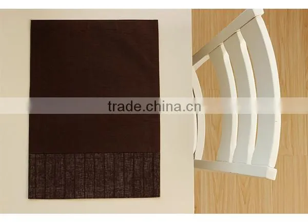 Classic design high quality full color plain pp placemat