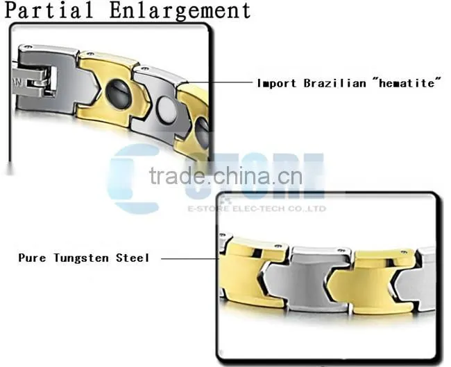 Tungsten Alloys Energy Good Health Bracelet Super Hardness Magnetic Energy Bracelet