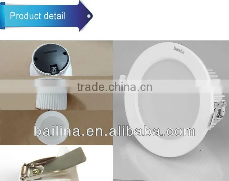china high brightness efficient Led light color changing downlight