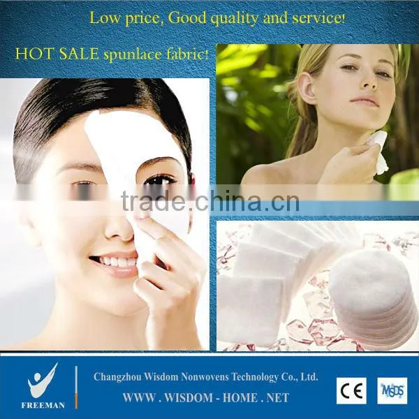 viscose polyester mesh dyed printed 100%cotton spunlace nonwoven fabric roll for wet wipes towel and clean cloth wipes