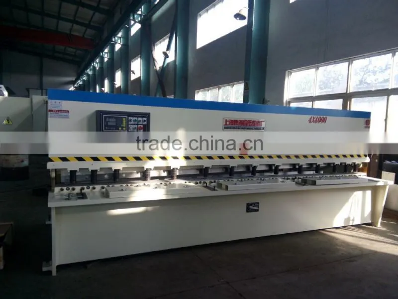 QC12Y 12K SERIES BOHAI BRAND HYDRAULIC SHEAING MAHCINE PRICE, HYDRAULIC SWING BEAM SHEARING MACHINE