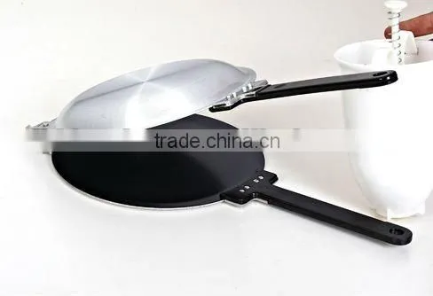 Aluminum non stick cake pan flipping pancake pan