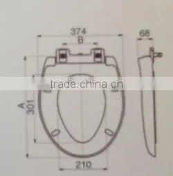 Good price plastic portable toilet seat