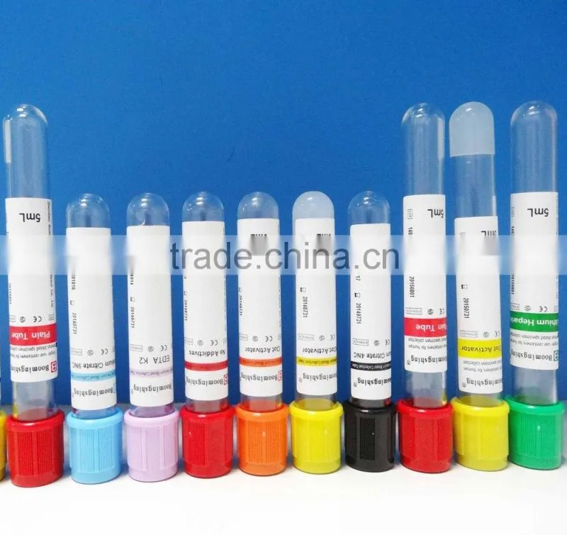 blood vacuum containers with Sodium Heparin