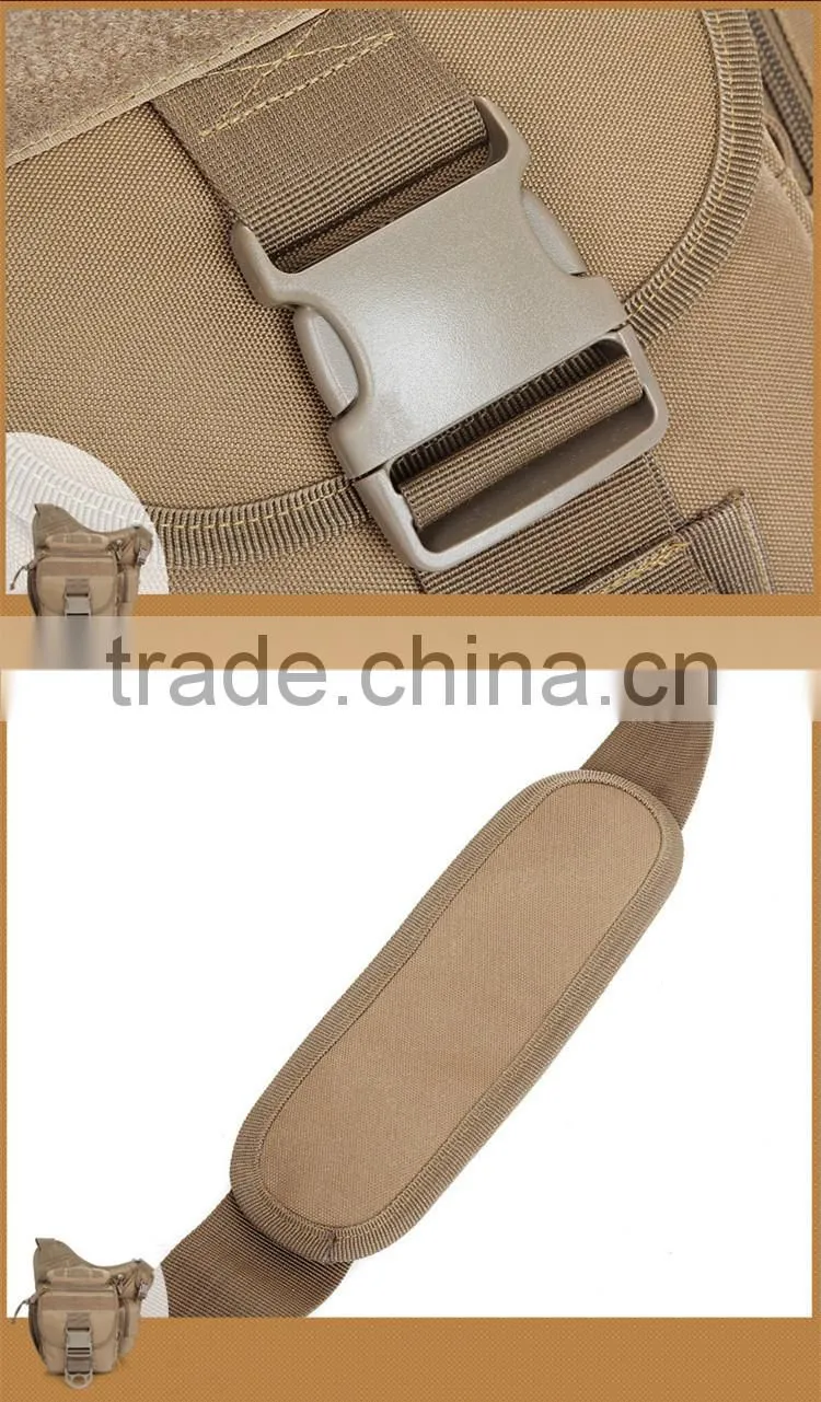 Outdoor leisure camo tactical military army saddle bag