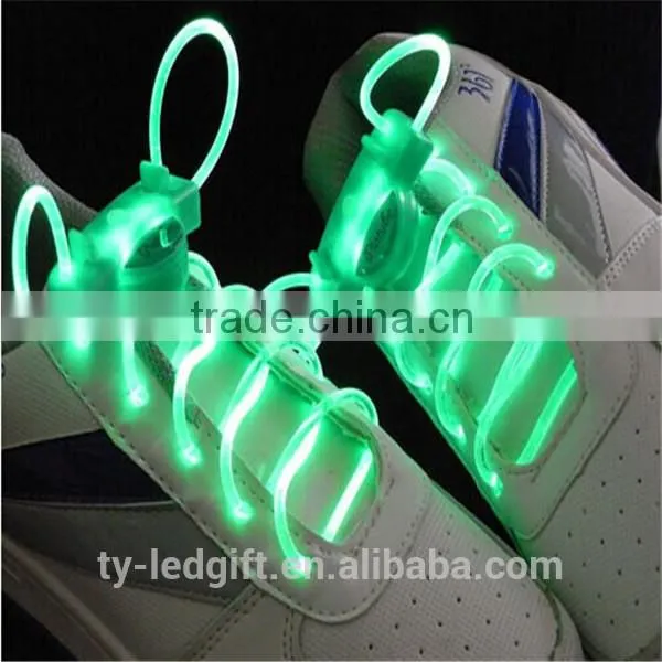 led flash shoe lace nylon nylon shoe lace led lighted