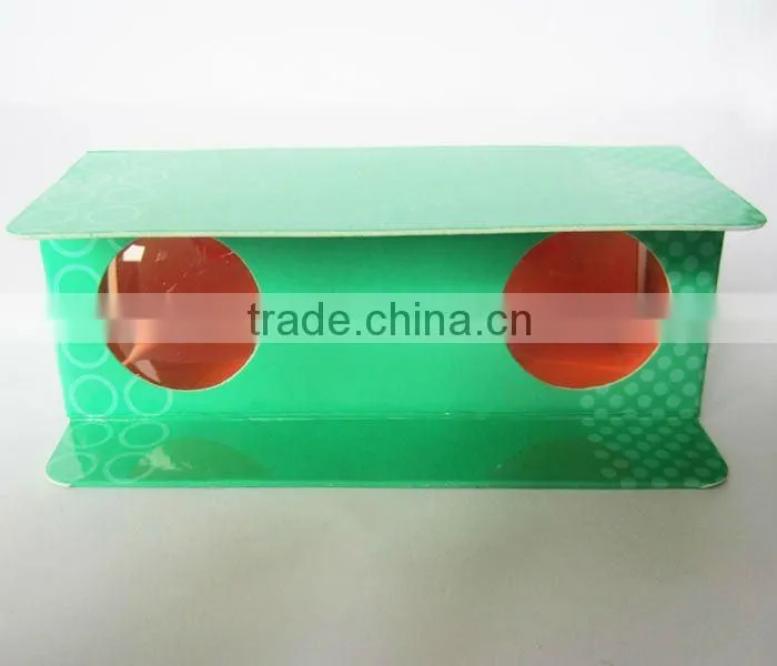 the special red lense paper binocular