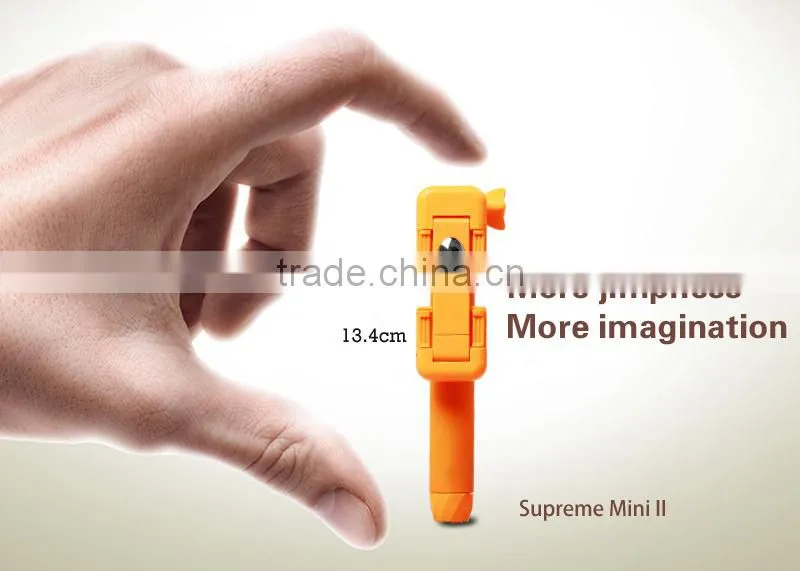 Bluetooth wireless selfie stick zoom Multifunction mini 3 Foldable Extendable Monopod Tripod