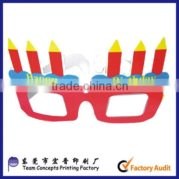 Christmas paper mask with elastic rope
