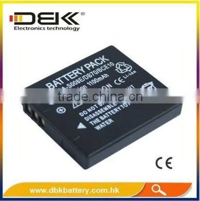Rechargeable Li-ion Camera Battery for PANASONIC DMW-BCE10/CGA-S008E