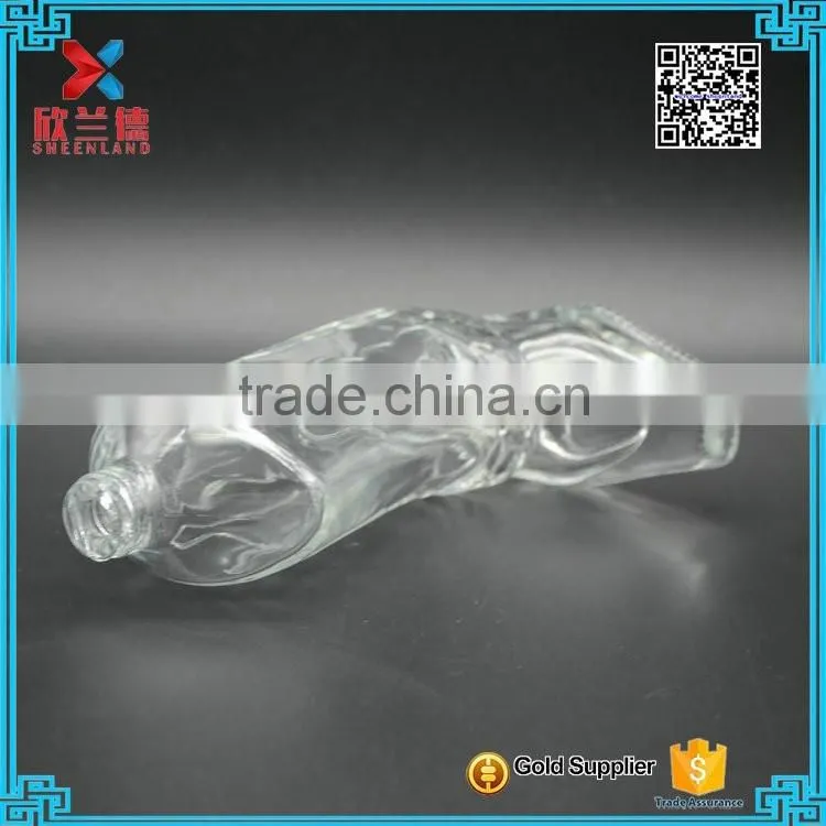 180ml Speical design Glass High Heels Bottle/Unique Fancy wine bottle