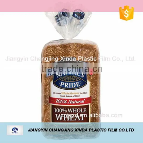 Clear plastic bread bag,any color/size per your design