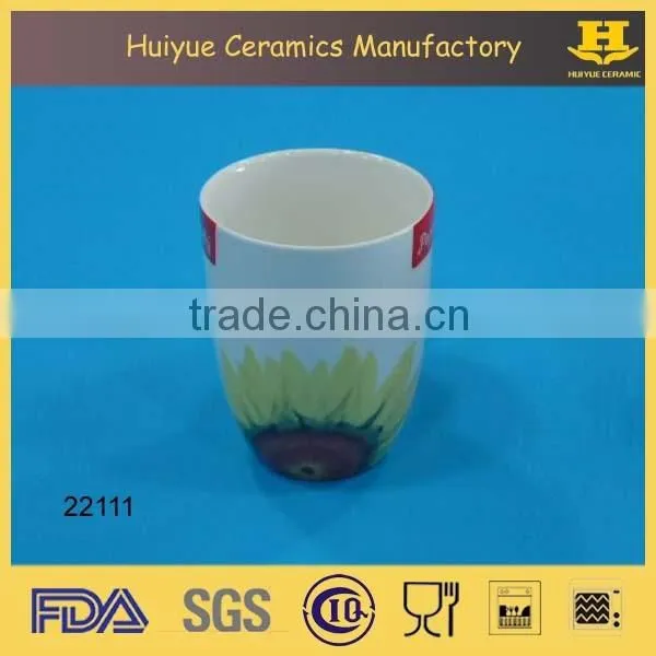 porcelain tea set with decal, high quality tea set