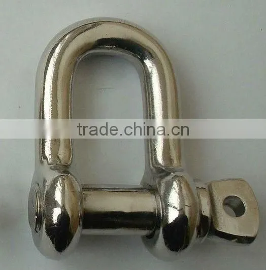 Stainless Steel Dee Shackle for Chain