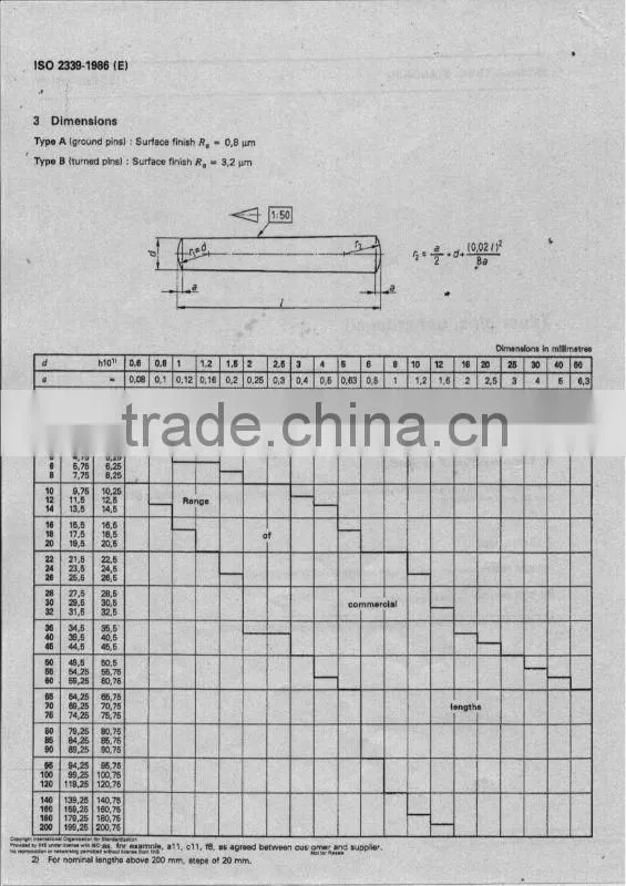 high precision tailor's needle joints locking pins bearing producer