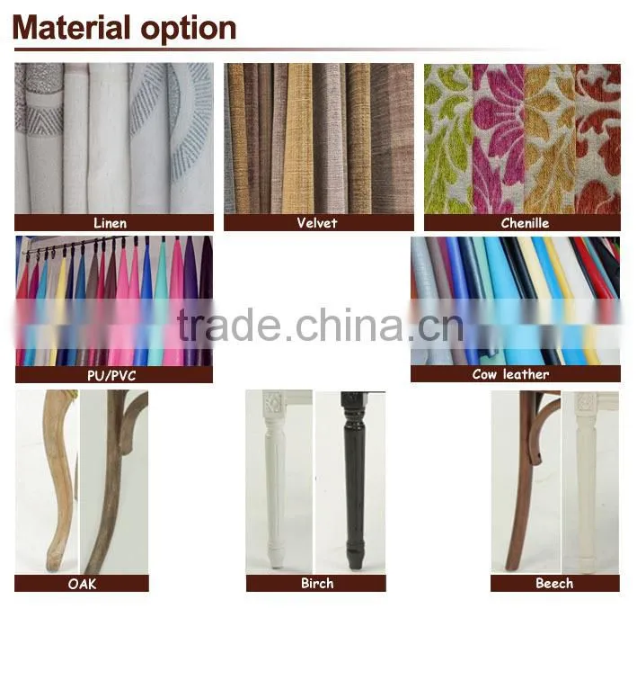 American country style Mashup fabric sofa/wooden fabric couch(CH-866-OAK)