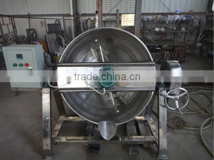 Low price nature gas heating jacketed kettle ,gas cooking pot