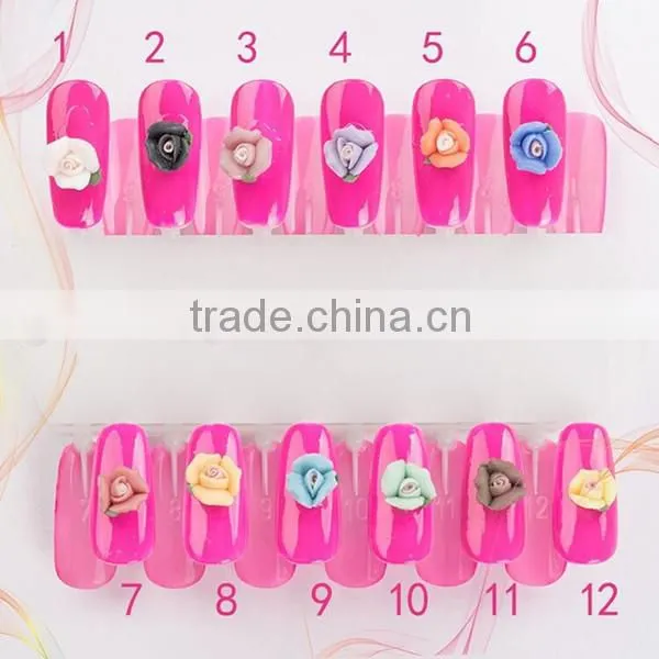 Wholesale 2015 Polymer Clay 3D Nail Art Flower