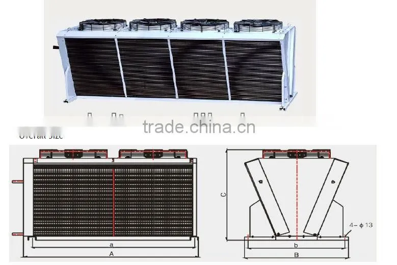 Air Cooled Condenser for Refrigeration system,Condensing Units parts