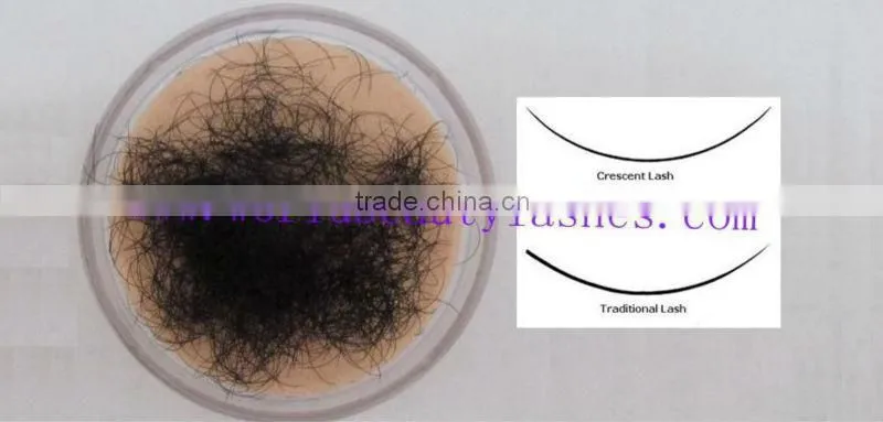 Factory supply 2015 New style 100% human hair eyelash