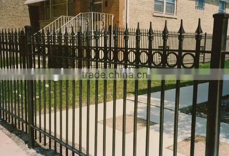 Top-selling modern garden wrought iron railing parts