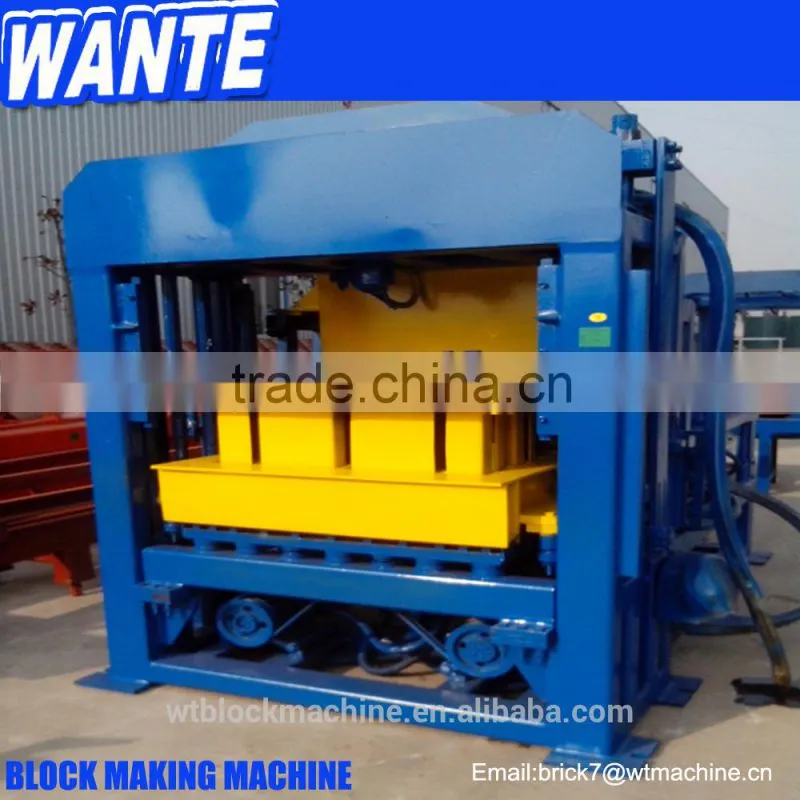 WT4-15C block cement brick making machine business opportunity