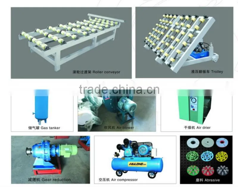 16 heads Granite Automatic line Polish Machine 1500mm