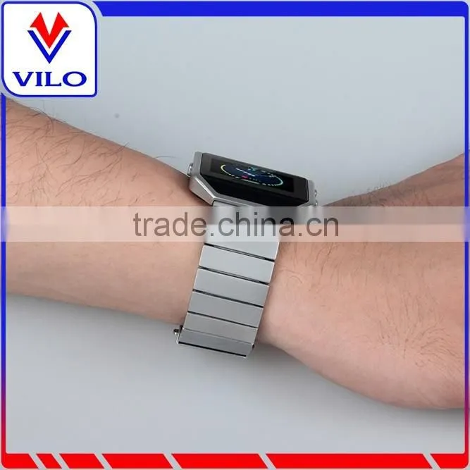 Original 1:1 316L stainless steel metal bracelet link band for Fitbit blaze