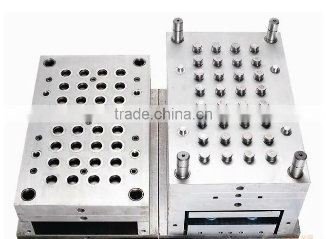 date stamp plastic injection mould with S136 mould steel plastic mould factory