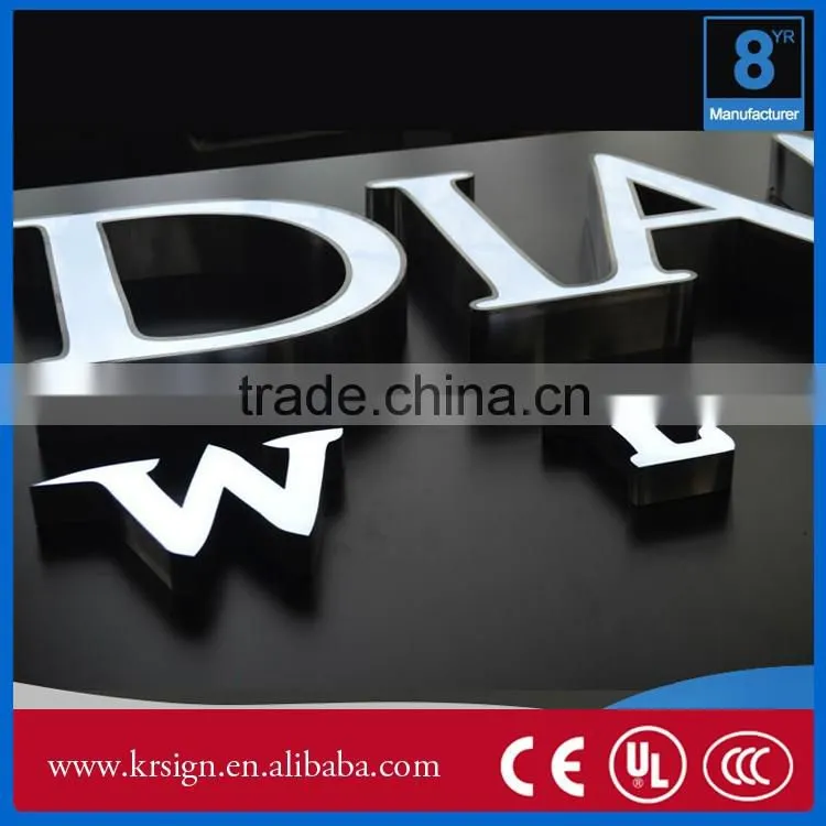 custom 3d letter outdoor sign for display at manufacture price