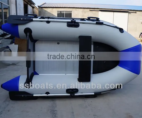 2014 beautiful aluminum bottom inflatable fishing boat