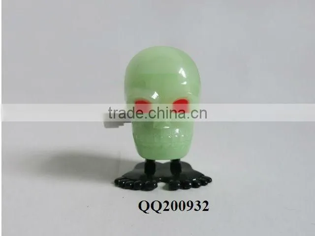 Plastic wind-up jumping ghost