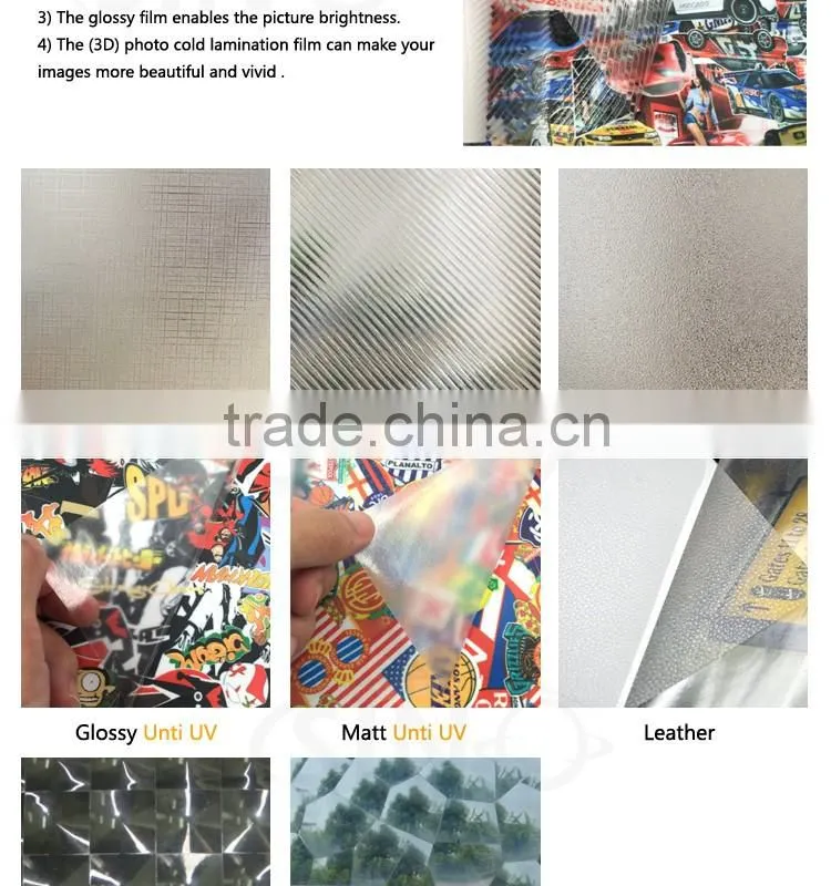 SINO Printing Material PVC Roll Cold Lamination Flooring Film