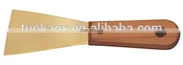 Explosion-proof hand tools aluminum bronze wood handle putty knife